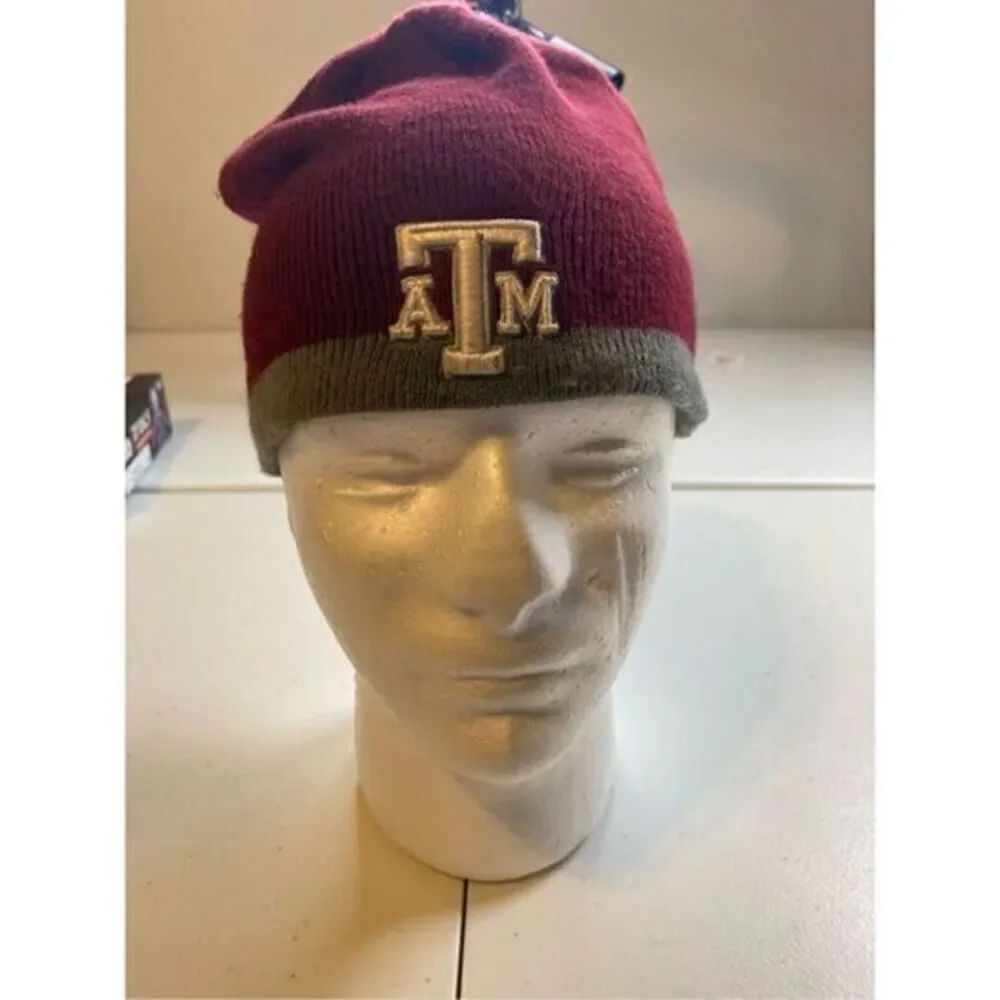 NWOT Top Of The World Unisex Maroon Texas A&M Aggies Beanie Hat
